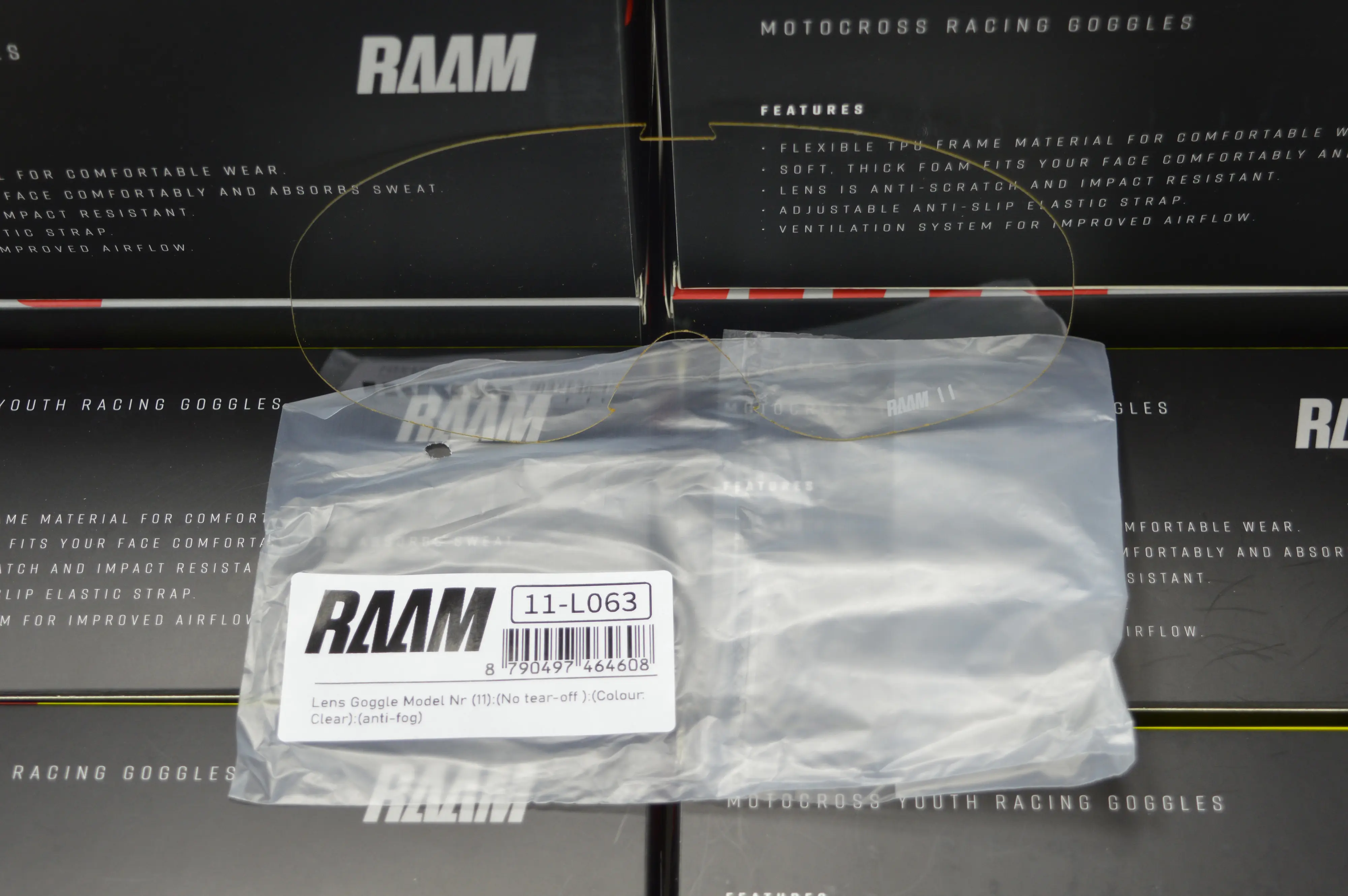 [R11-L063] RAAM :  Clear Lens for model Nr (11)