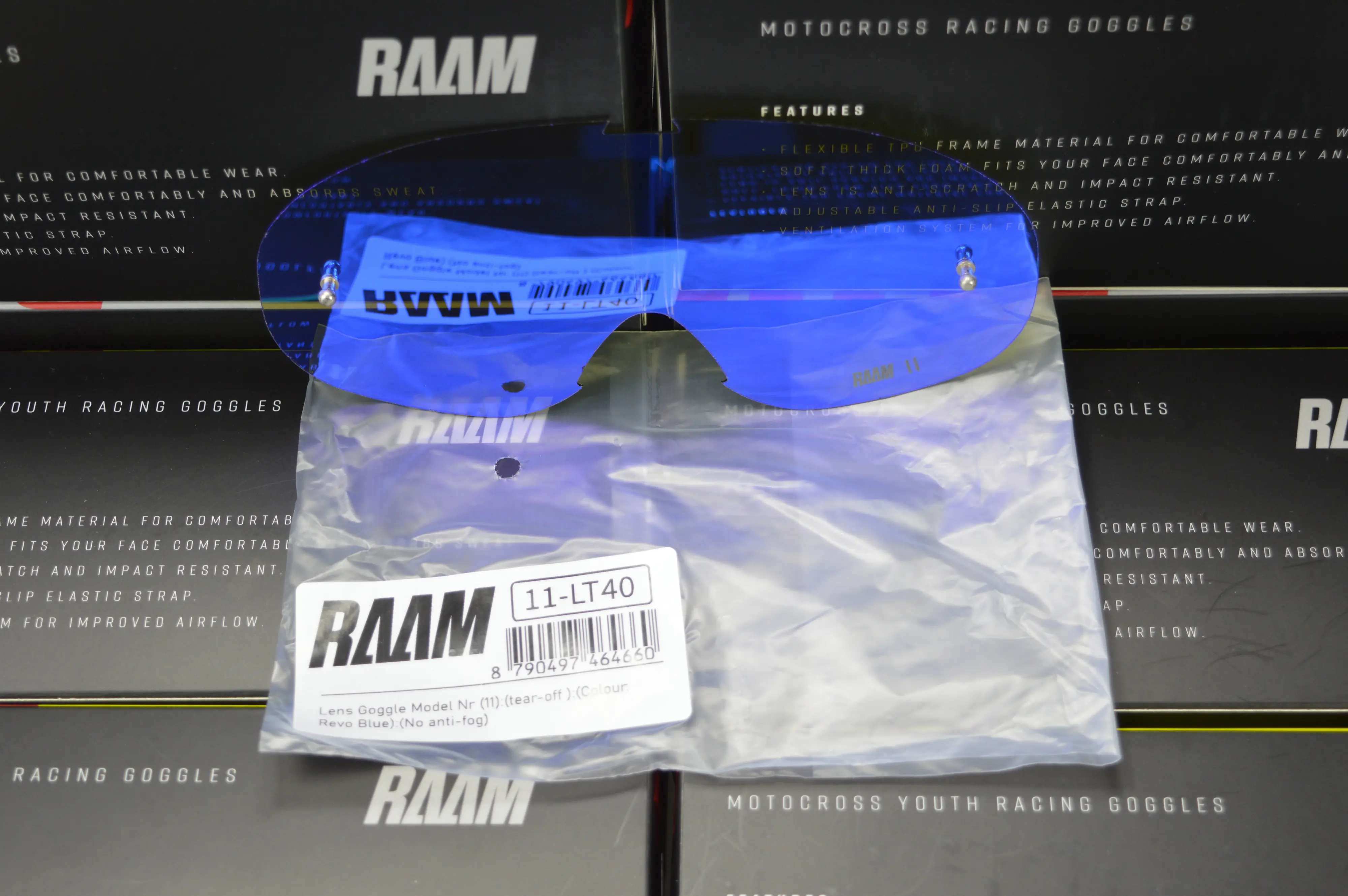 [R11-LT40] RAAM :  Blue Lens for model Nr (11)
