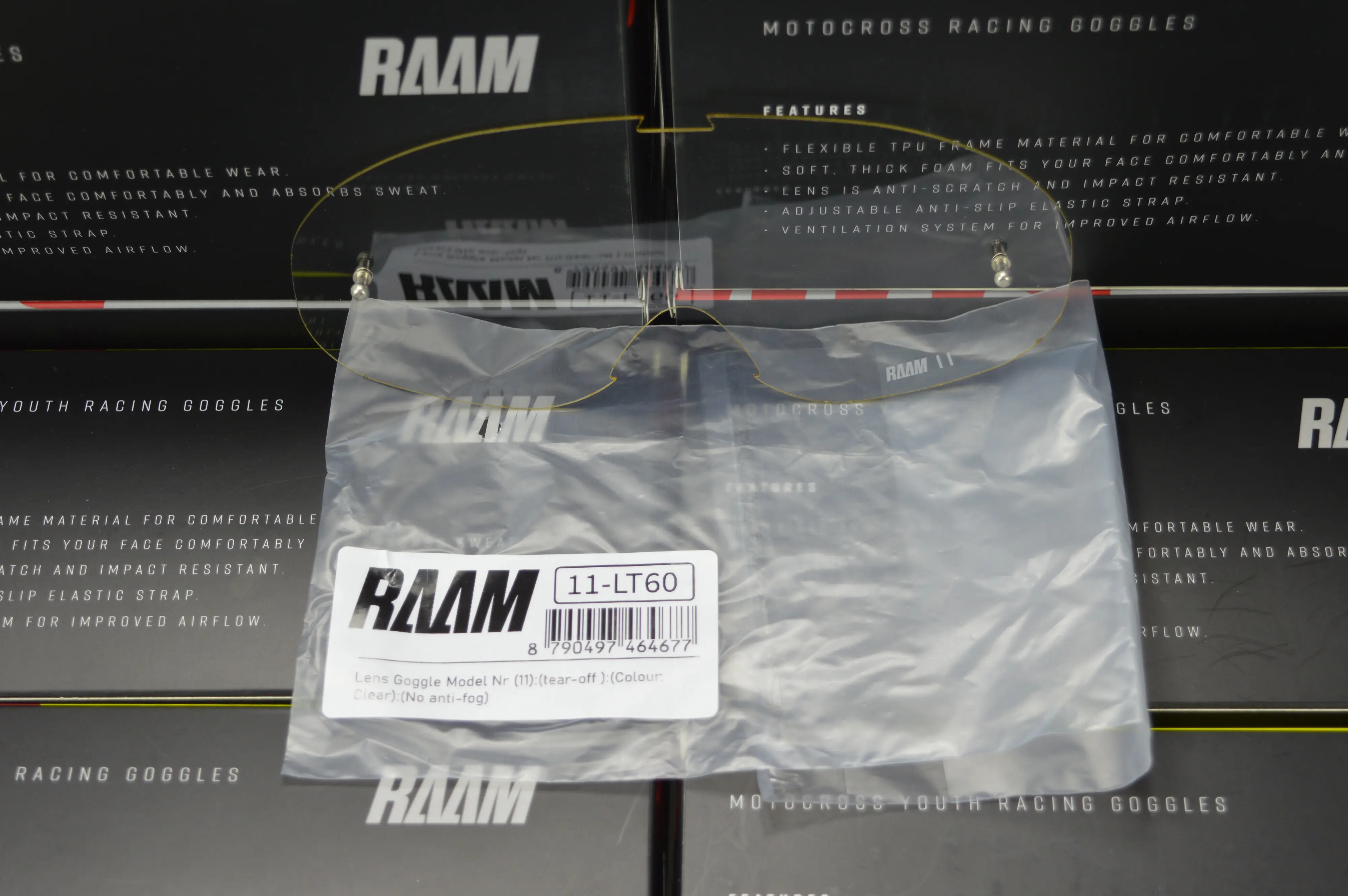 [R11-LT60] RAAM :  Clear Lens for model Nr (11)