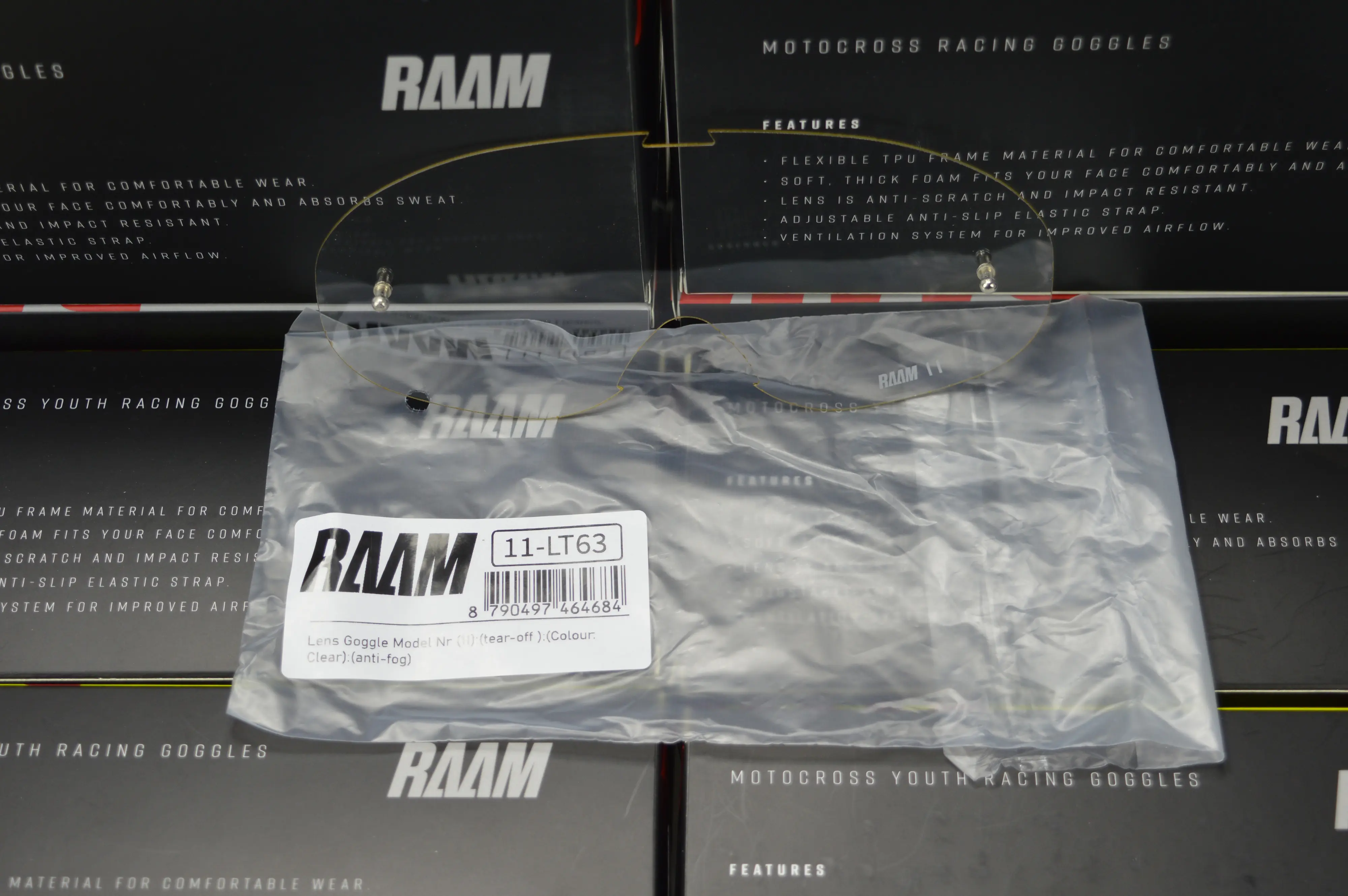 [R11-LT63] RAAM :  Clear Lens for model Nr (11)