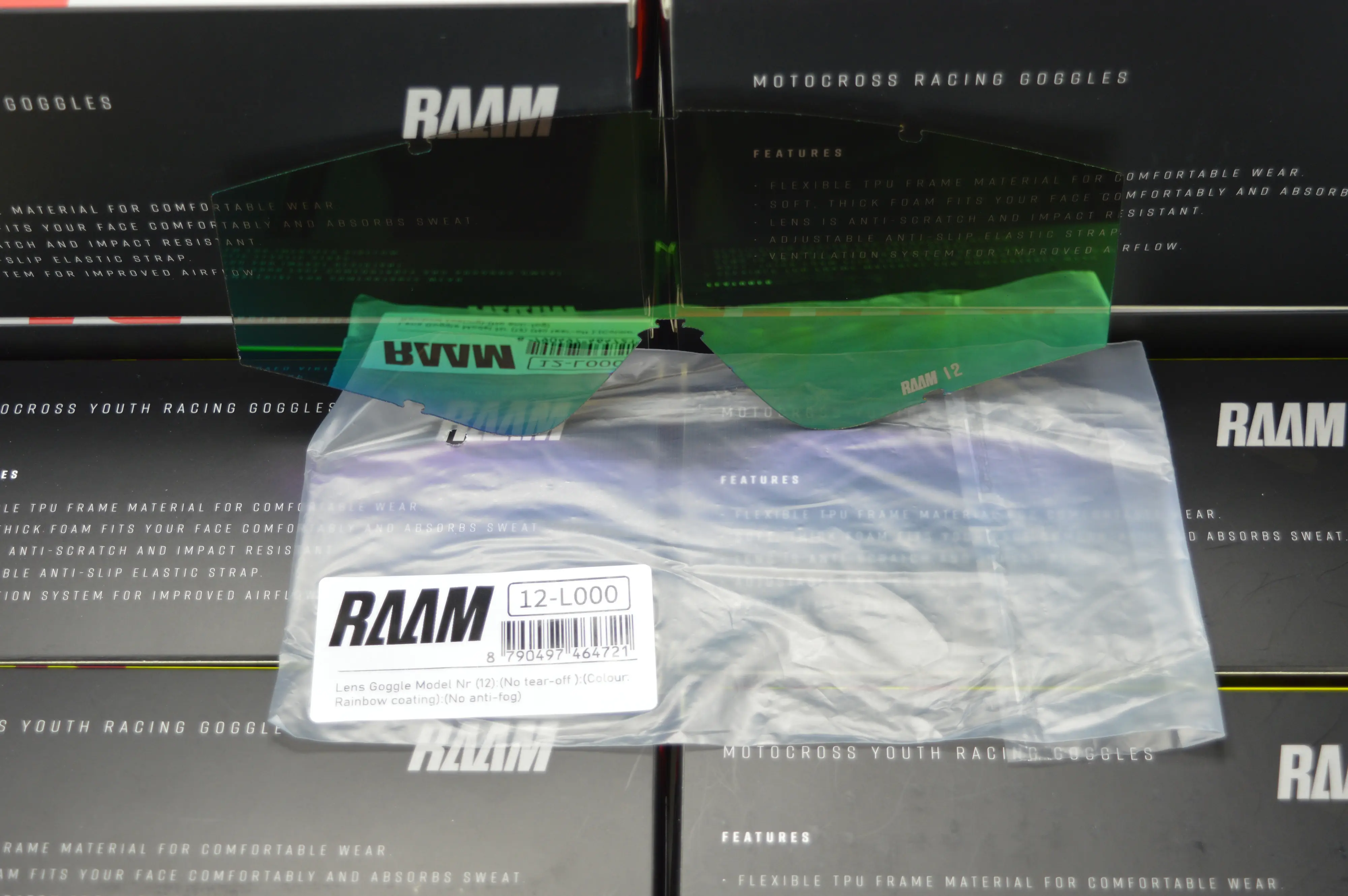 [R12-L000] Lens model Nr (12)  ,Colour: Rainbow coating