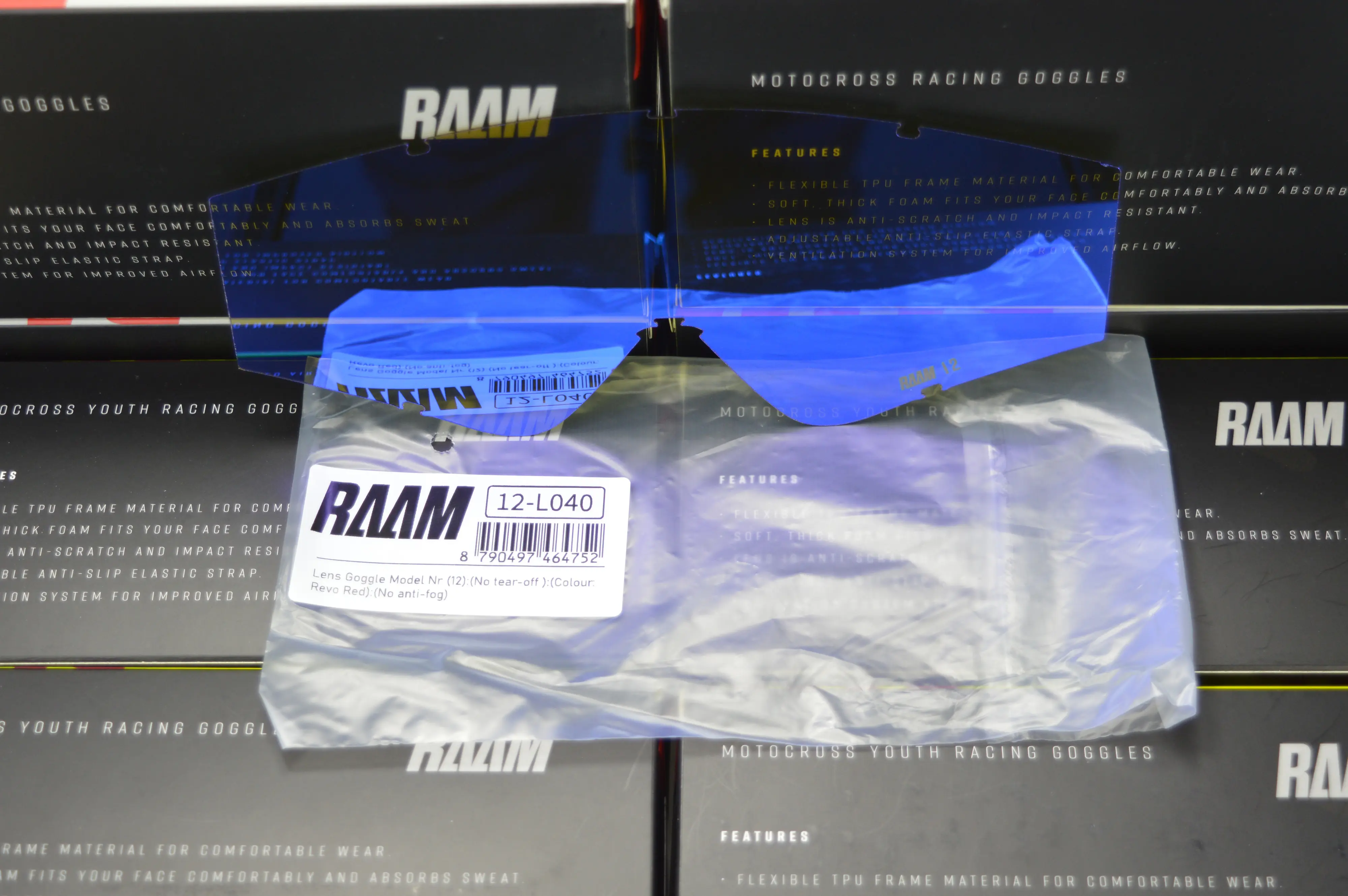 [R12-L040] Lens model Nr (12)  ,Colour: Revo Red