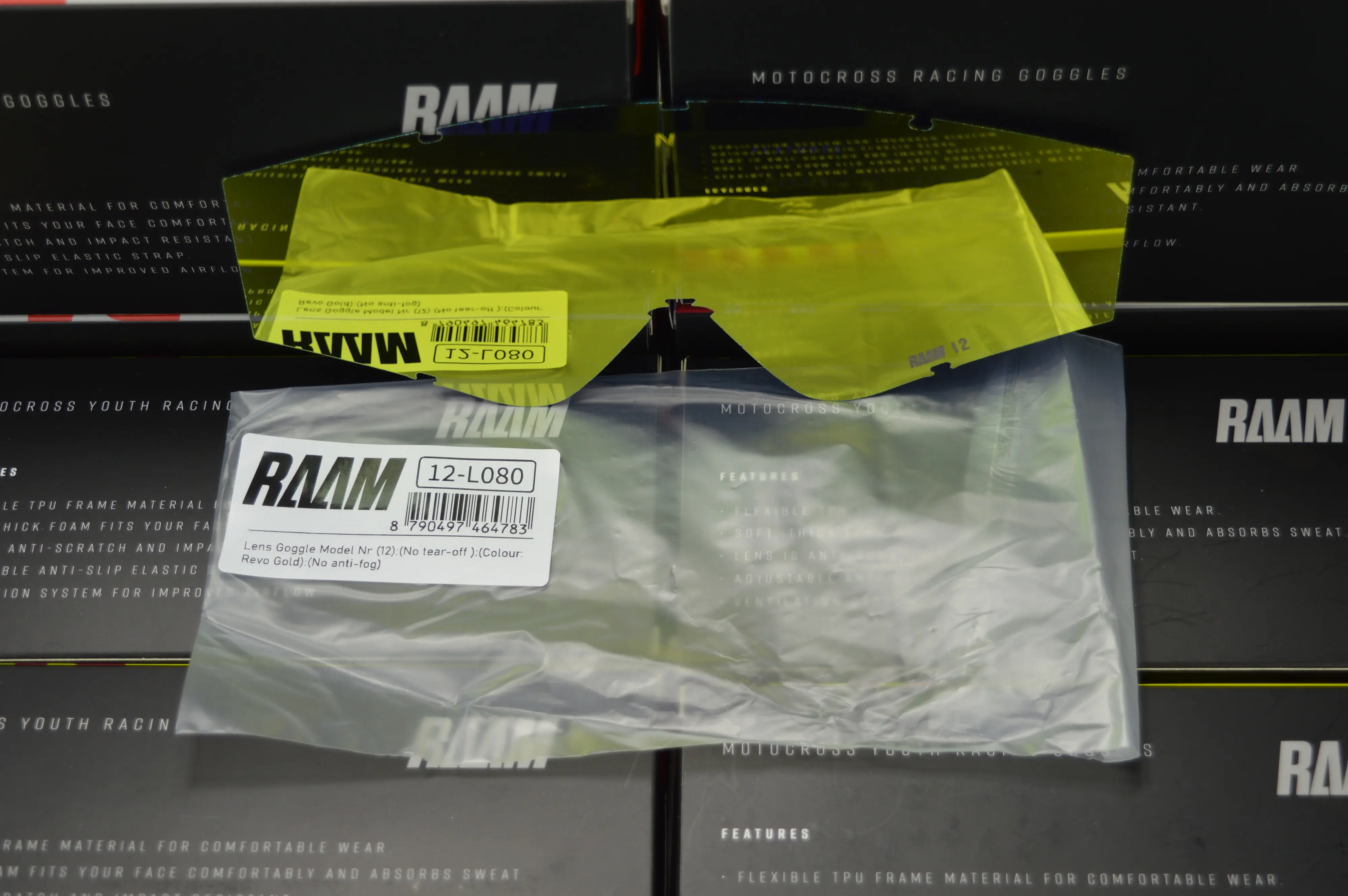 [R12-L080] RAAM :  Gold Lens for model Nr (12)