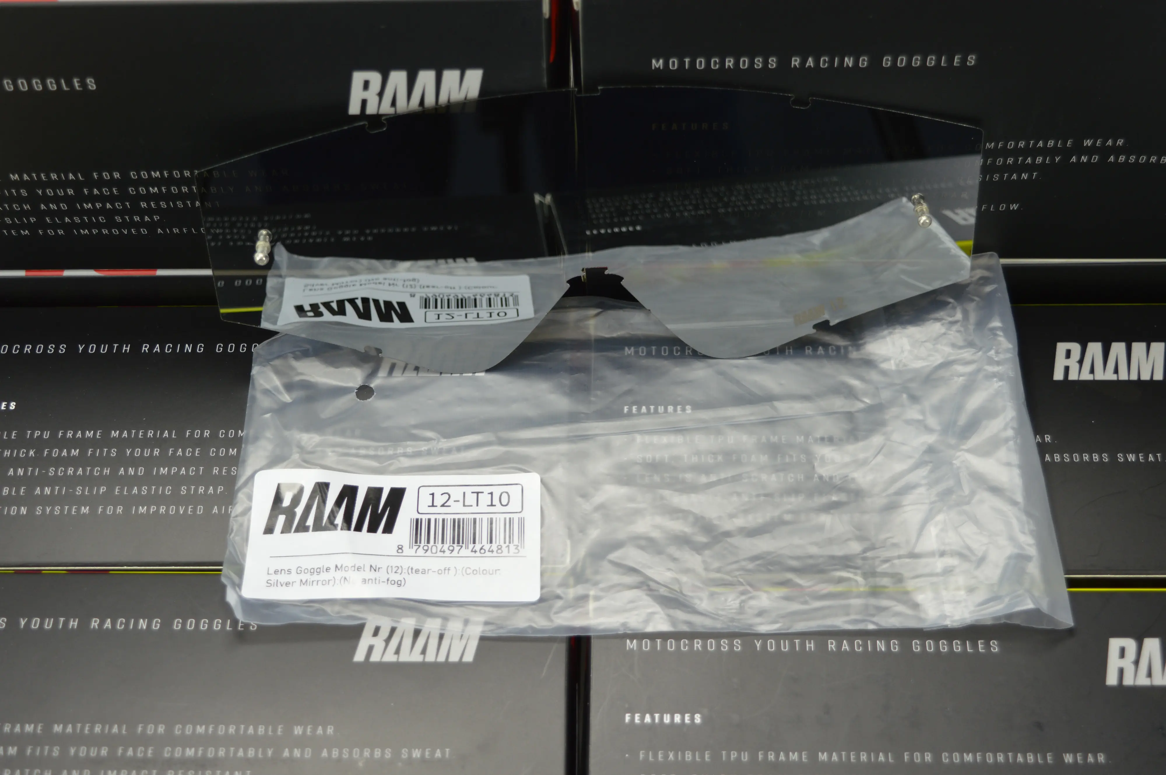 [R12-LT10] Lens model Nr (12)  ,Colour: Silver Mirror