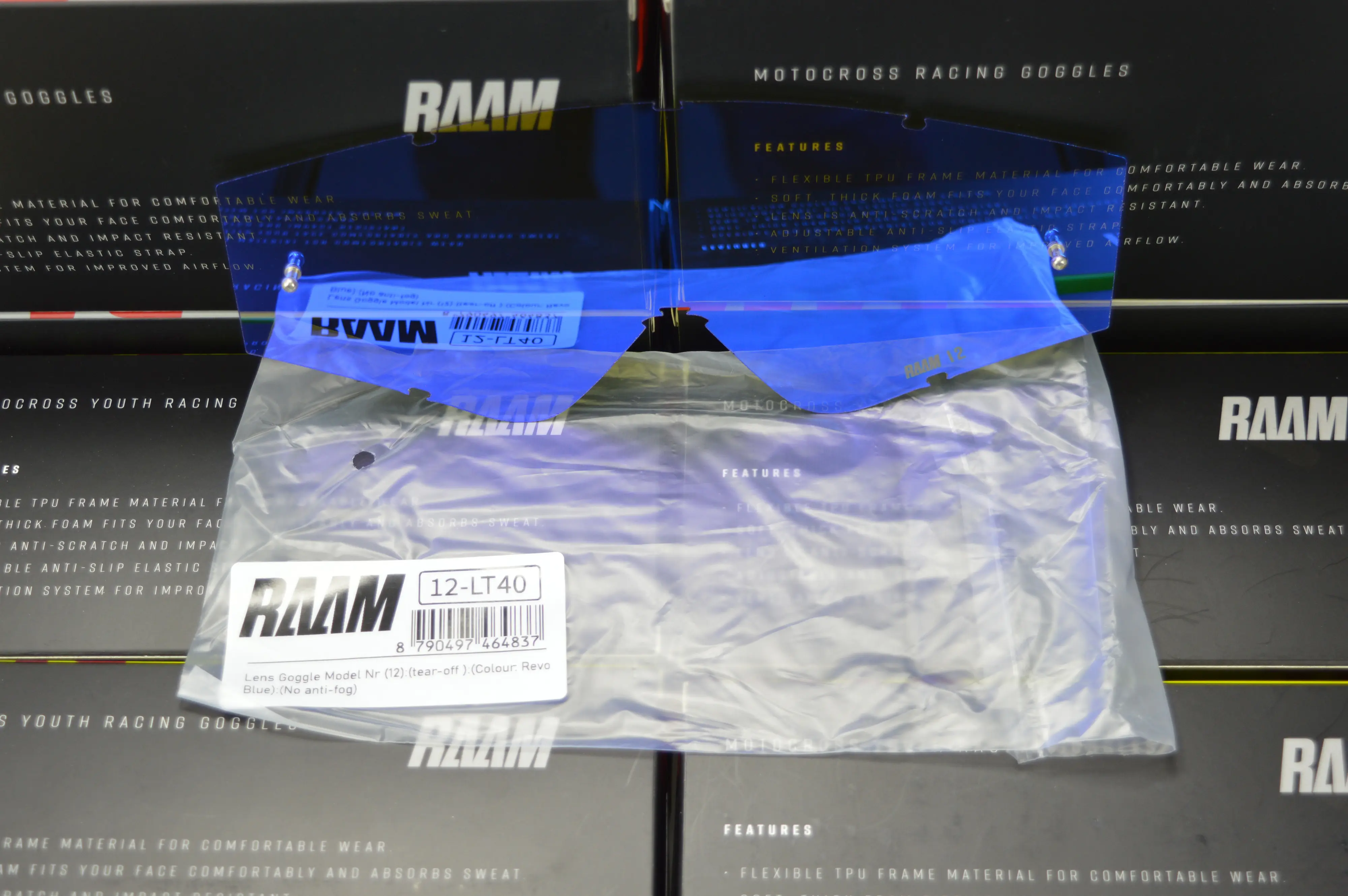 [R12-LT40] RAAM :  Blue Lens for model Nr (12)