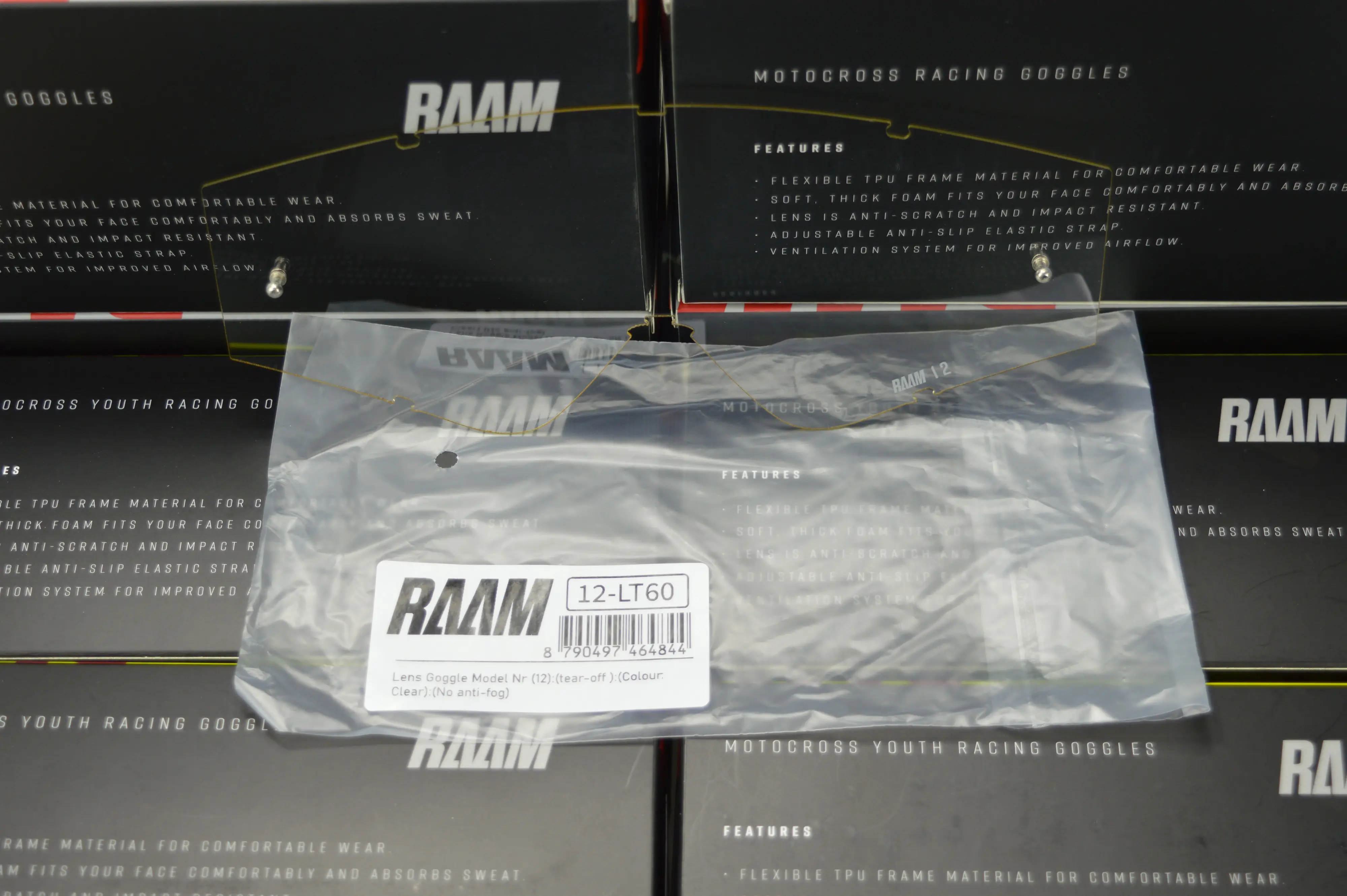 [R12-LT60] RAAM :  Clear Lens for model Nr (12)
