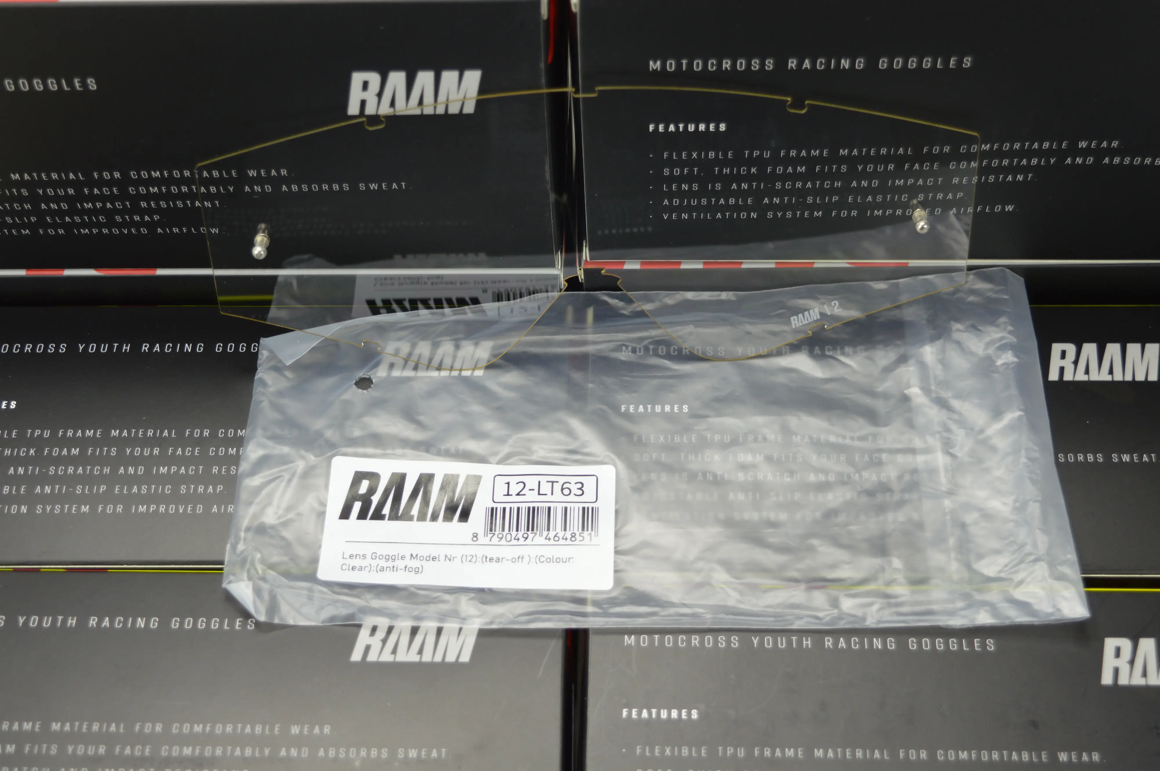 [R12-LT63] RAAM :  Clear Lens for model Nr (12)