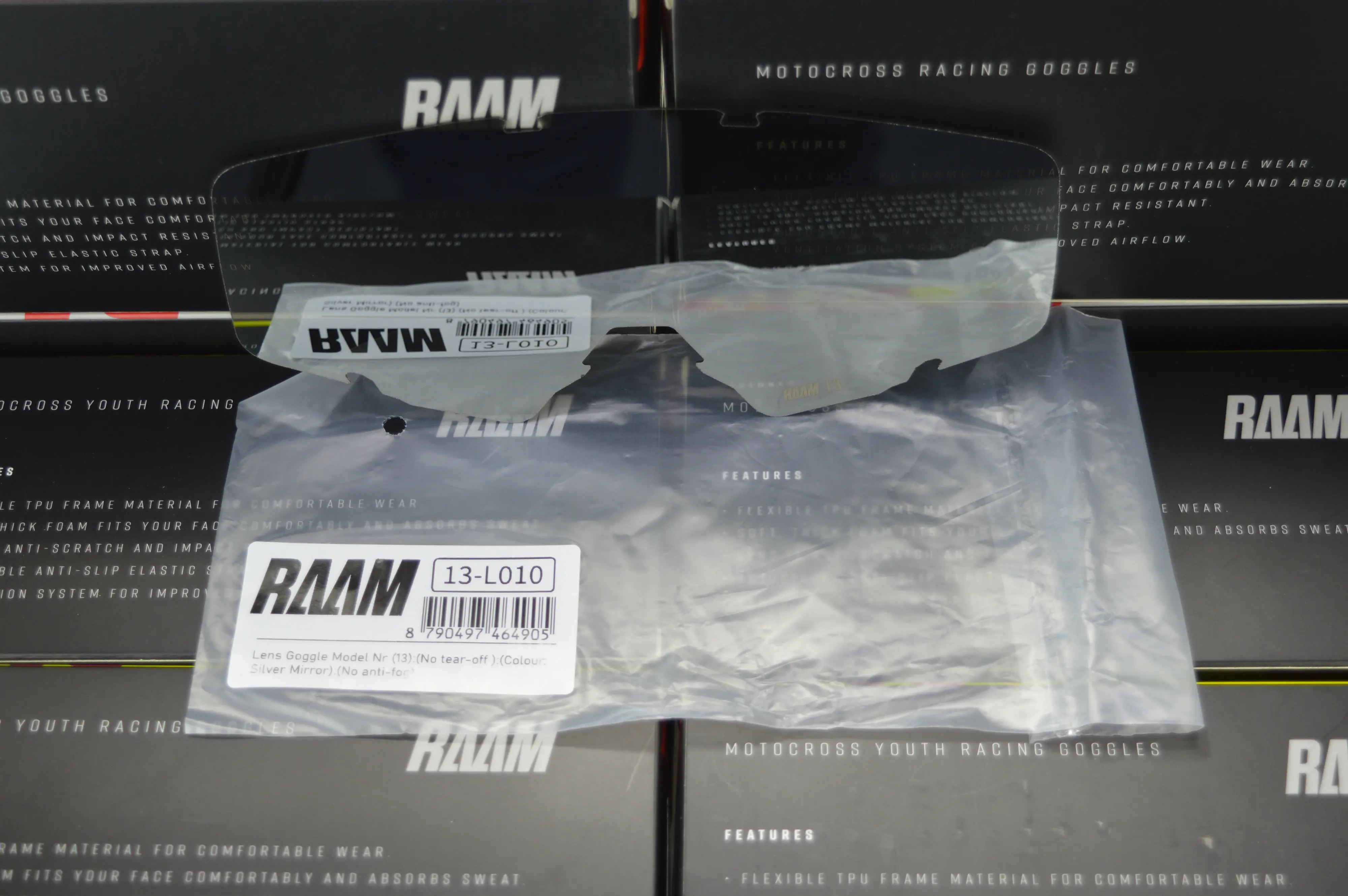 [R13-L010] Lens model Nr (13)  ,Colour: Silver Mirror