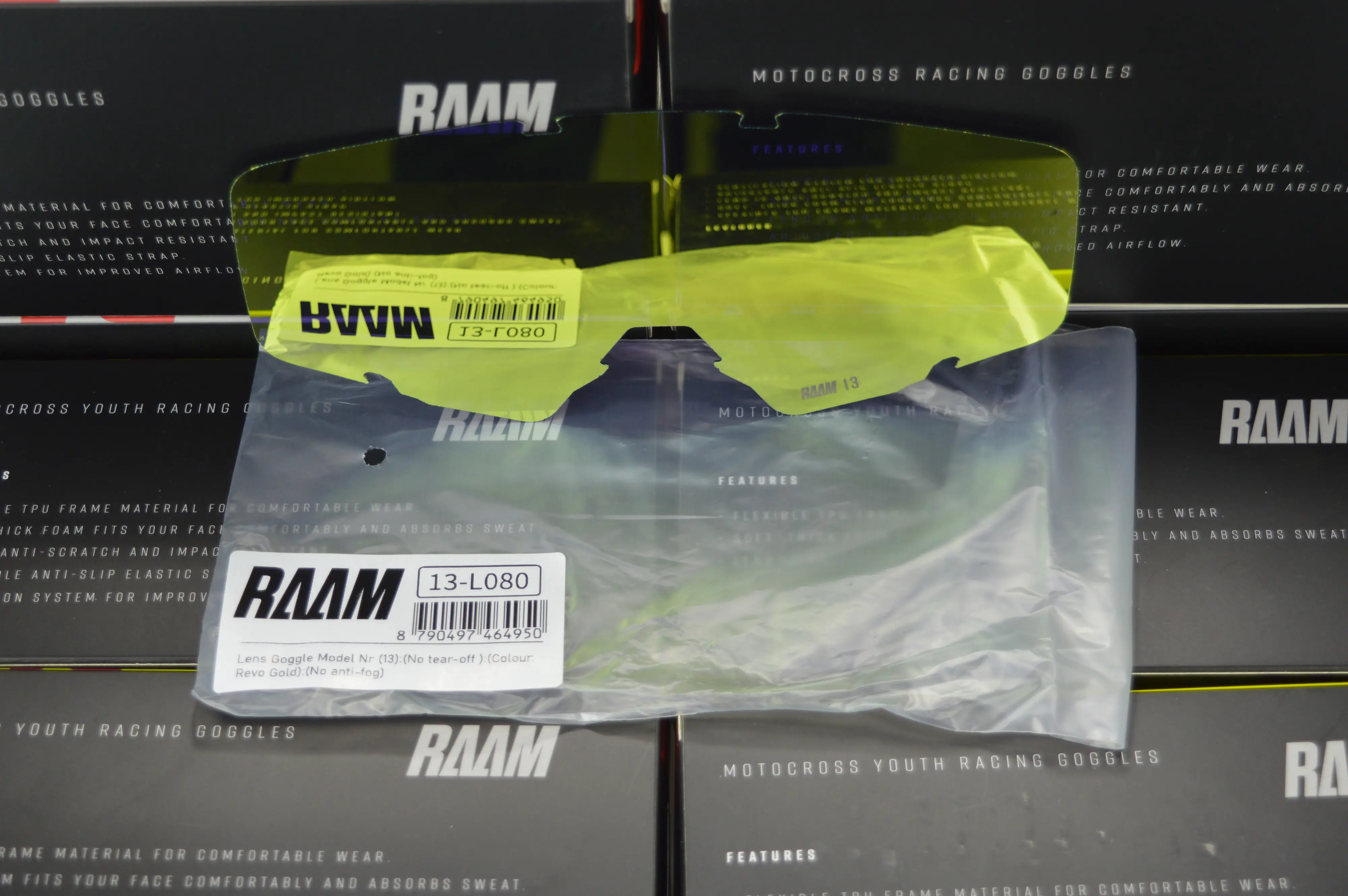 [R13-L080] RAAM :  Gold Lens for model Nr (13)