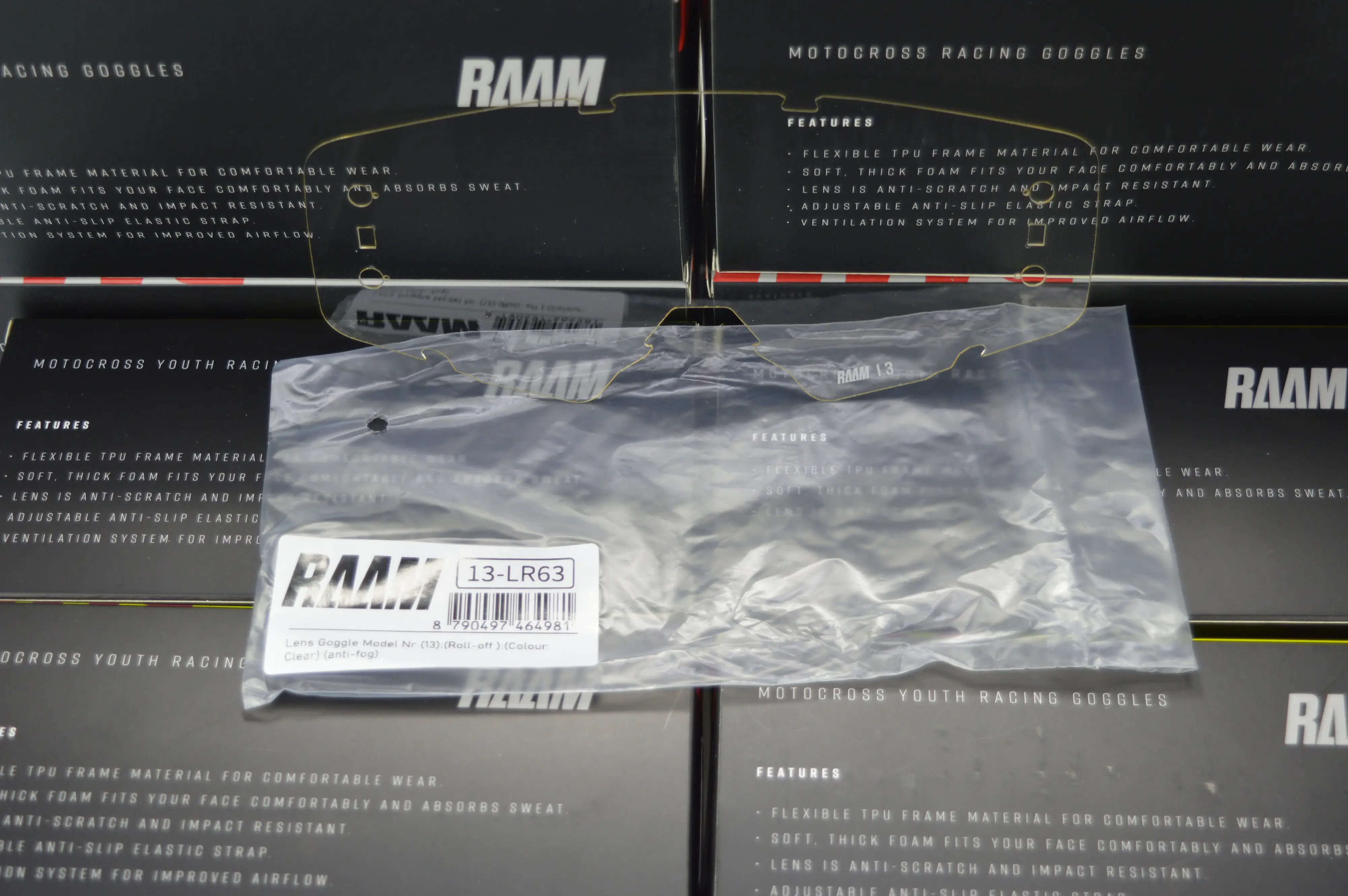 [R13-LR63] RAAM :  Clear Lens for model Nr (13)