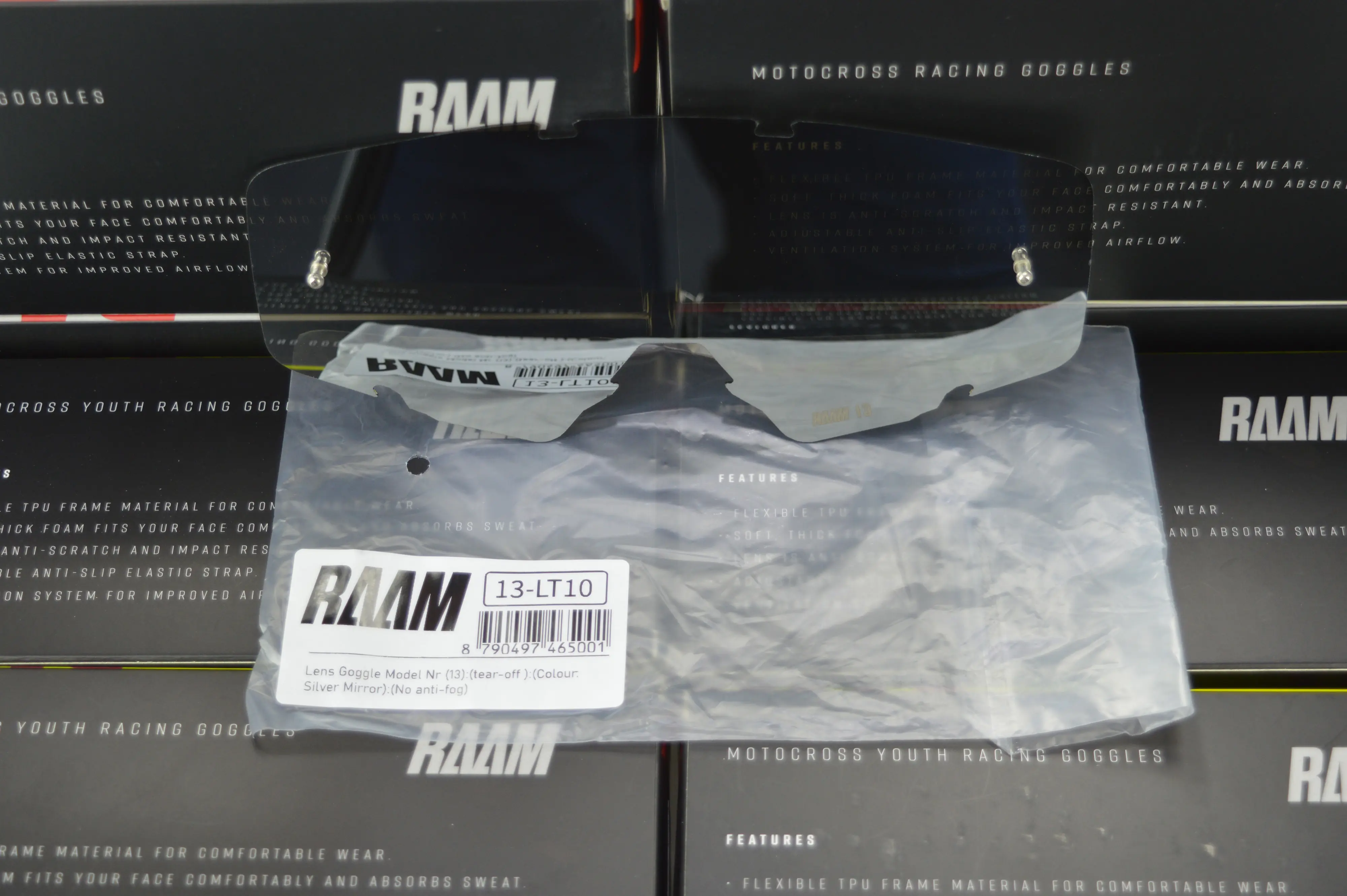 [R13-LT10] Lens model Nr (13)  ,Colour: Silver Mirror