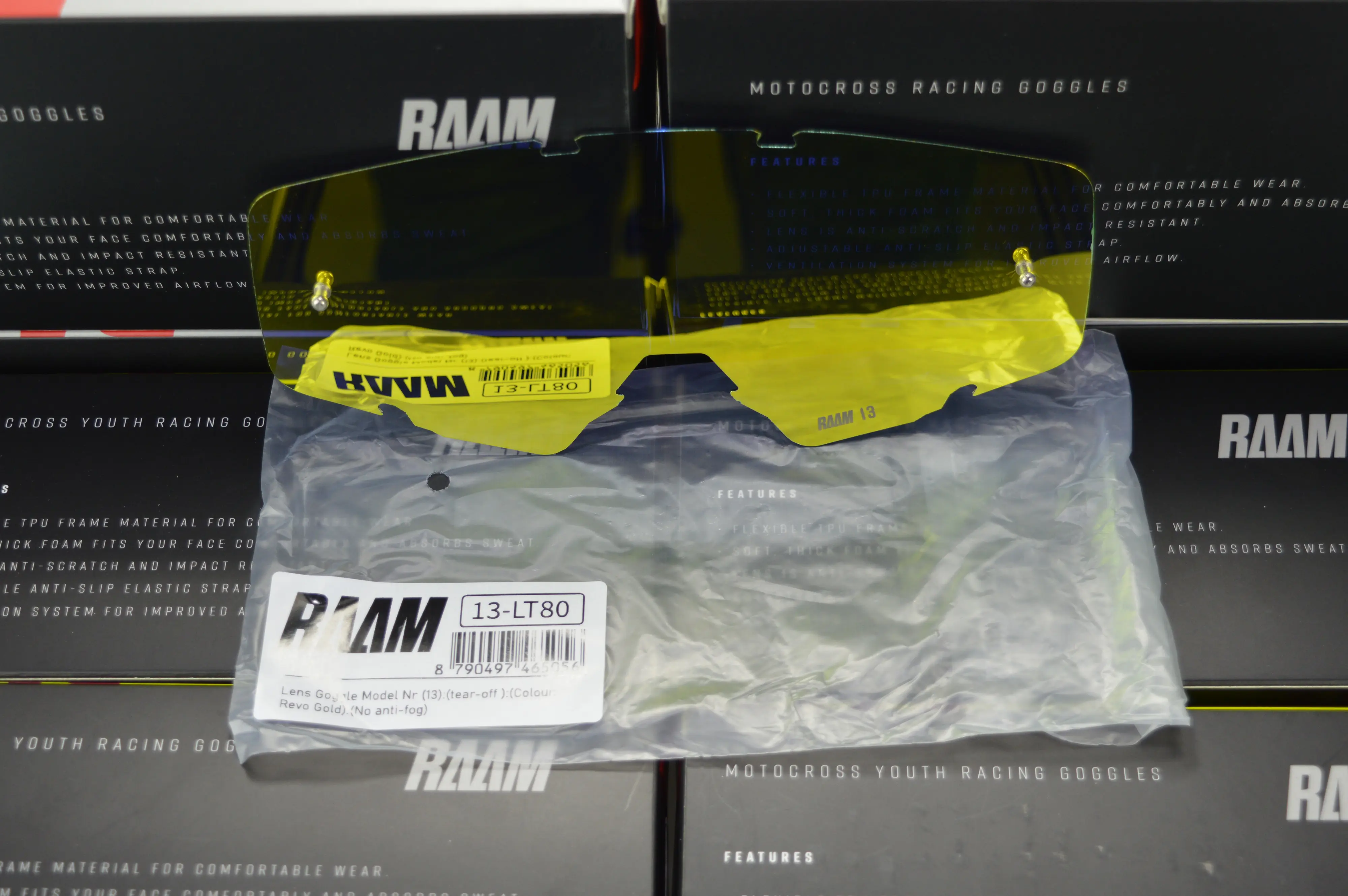 [R13-LT80] Lens model Nr (13)  ,Colour: Revo Gold