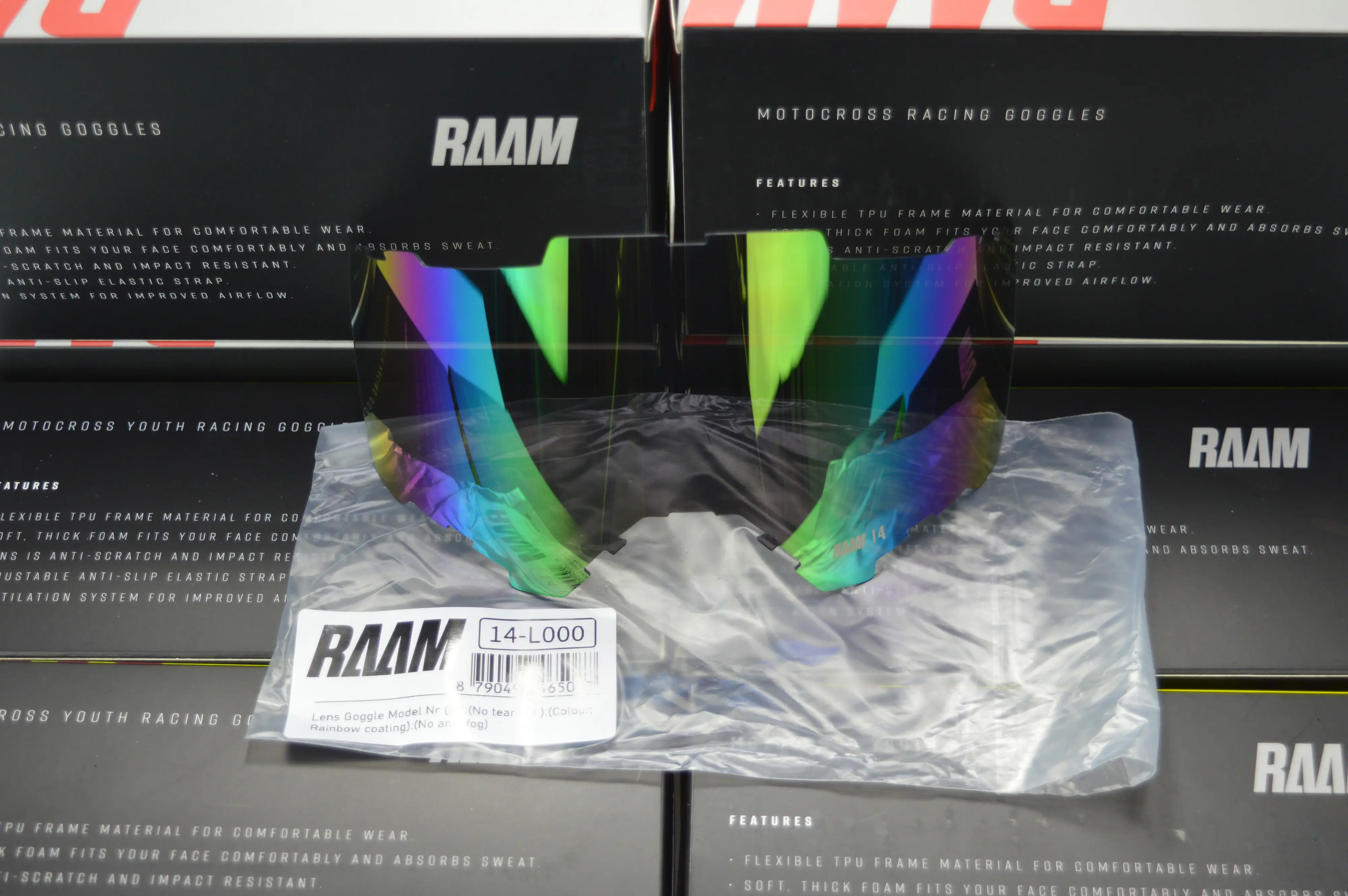 [R14-L000] Lens model Nr (14)  ,Colour: Rainbow coating