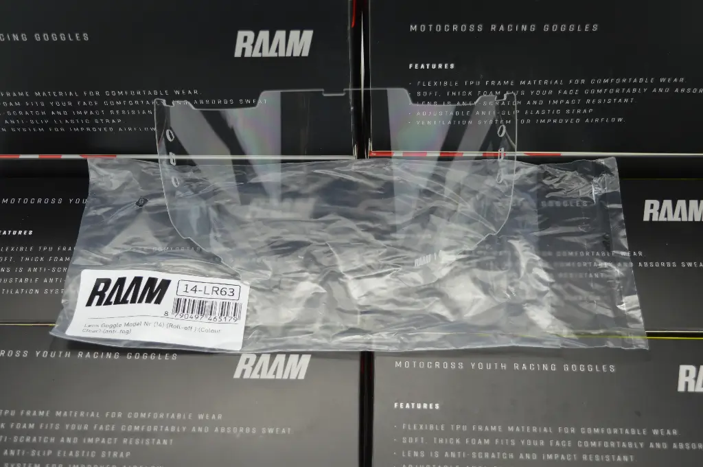 Lens model Nr (14)  ,Incl. Roll-off Hole | Colour: Clear