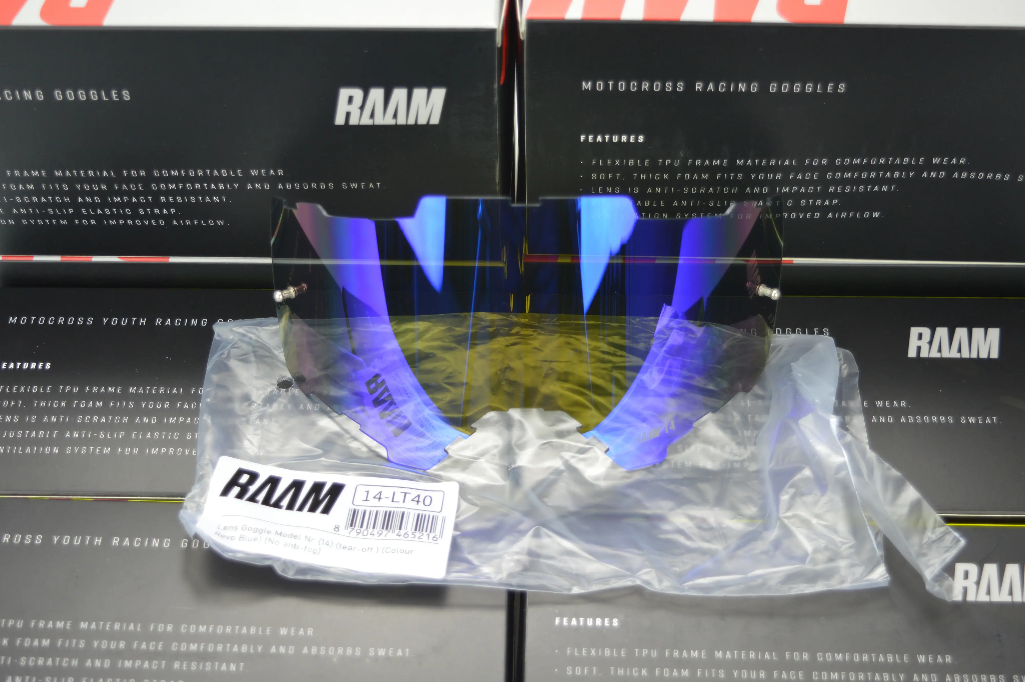 [R14-LT40] RAAM :  Blue Lens for model Nr (14)