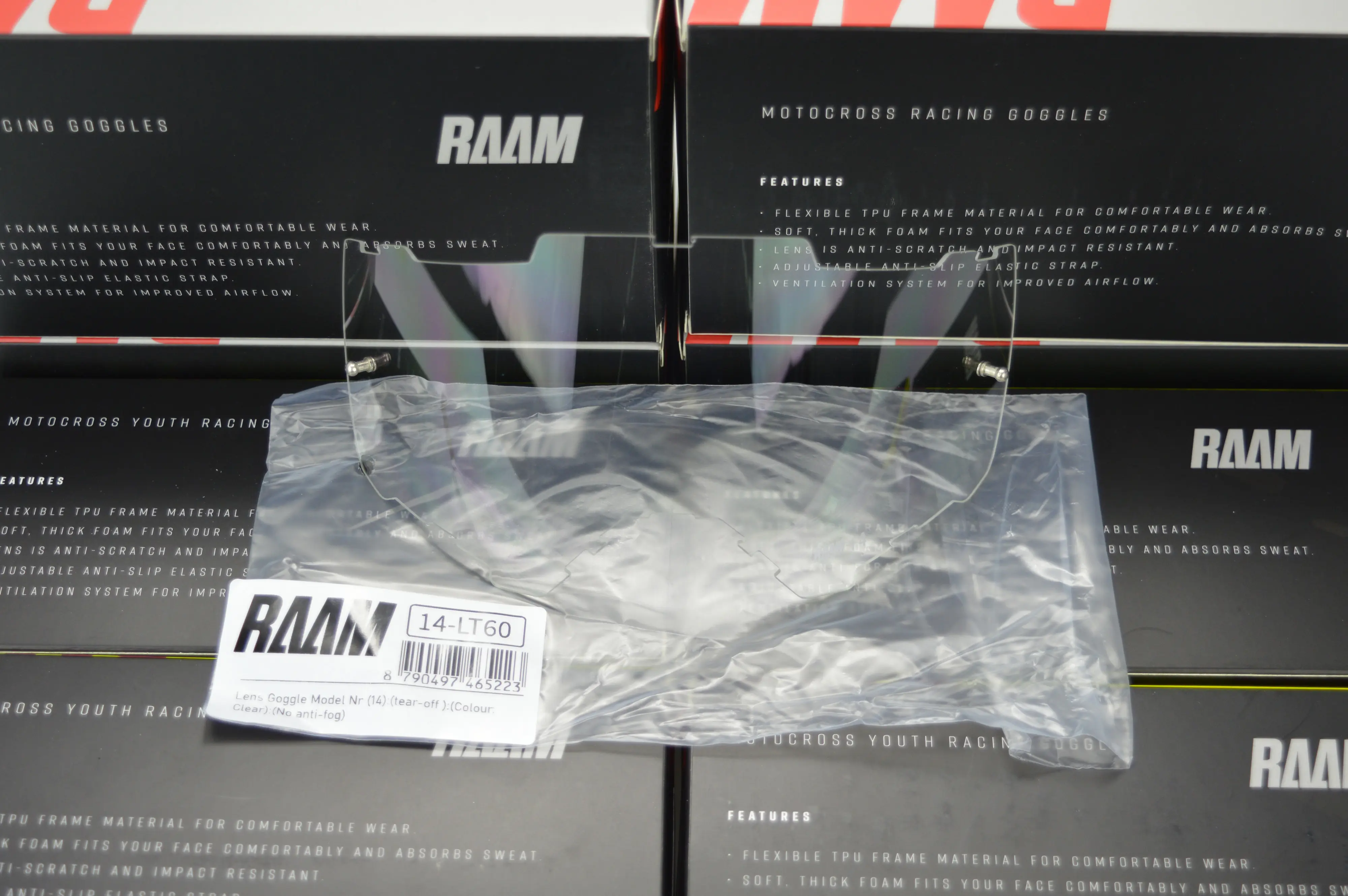[R14-LT60] Lens model Nr (14)  ,Colour: Clear | Excl. anti-fog