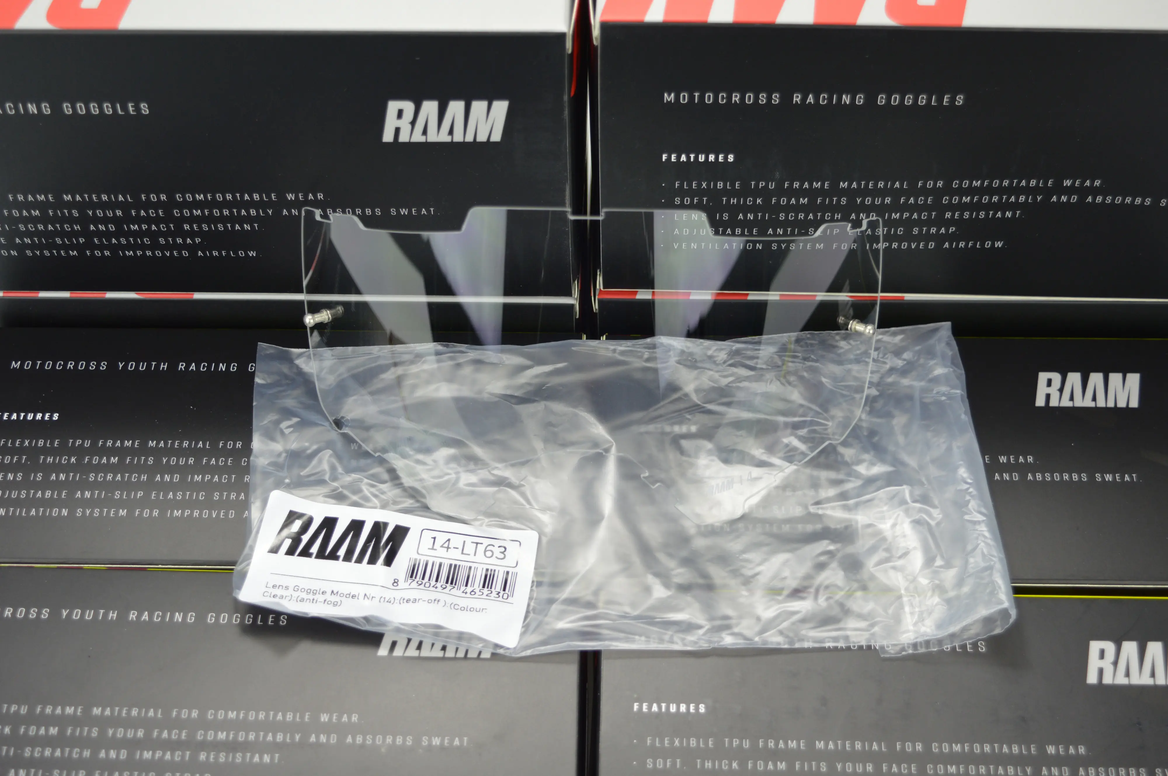 [R14-LT63] RAAM :  Clear Lens for model Nr (14)
