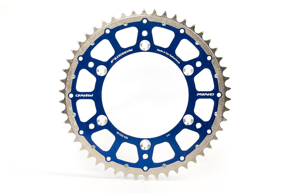 [MI-23-724-49-4-S] MINO Fusion rear sprocket Fits : ( KTM 724 )SXF  ,  EXC   , ALL    90 < (49, 4-Bleu)