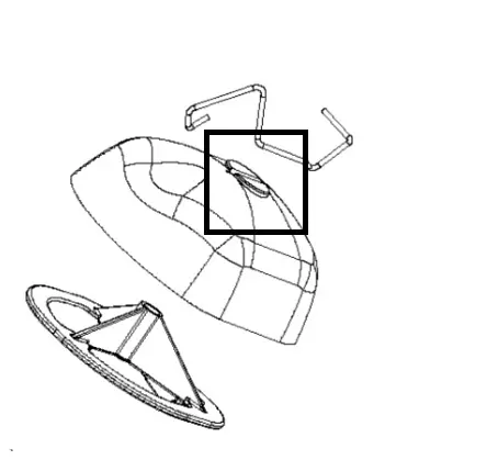 MINO : ( 10-1000 ) KTM FILTER DOPJE KTM  (White)