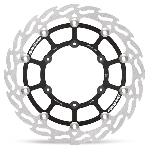 [112482] Moto-Master : Flame Road disc | Floating | Front | Left | Suzuki: DR-Z4SM