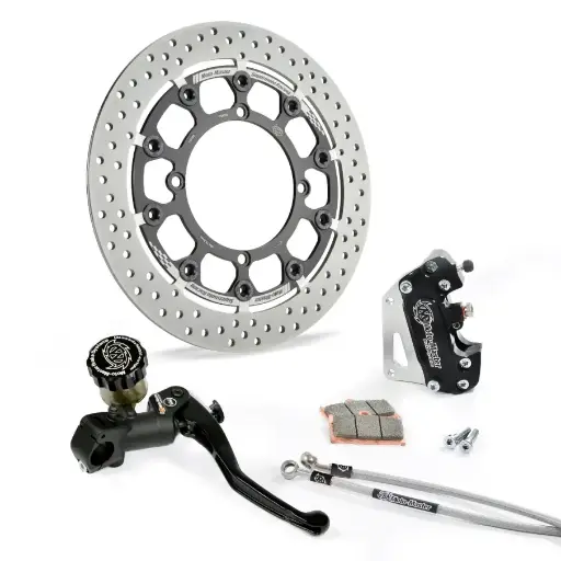 [313104] Supermoto Racing kit | Halo | Ø300mm | RMC | Triumph: TF  ( including modified master brake cylinder ,see lazer mark E on it)