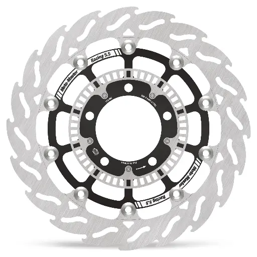 [112488] Racing Flame Road disc | Floating | Front | Left | Kawasaki: ER-6F,N, Versys, Ninja 400 (Incl. ABS ring)