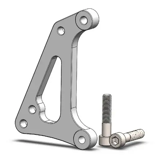 [211163] Moto-Master : Supermoto Racing adapter | Front | For Ø320mm | Ducati: Desmo 450MX
