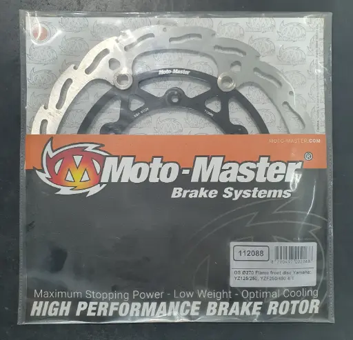 [112088 Selling Out] Moto-Master : Flame MX disc | Floating | Front | Ø270mm | Black | Yamaha: YZ/YZF Selling Out