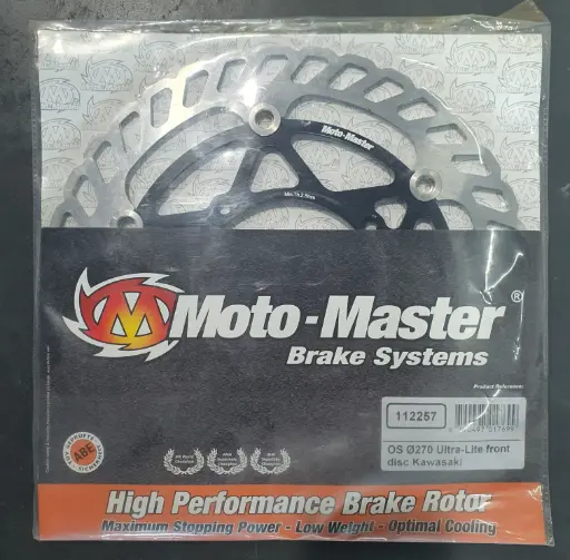 [112257 selling out] Moto-Master : Flame MX disc | Floating | Front | Ø270mm | Black | Kawasaki: KX/KXF ultra lite selling out