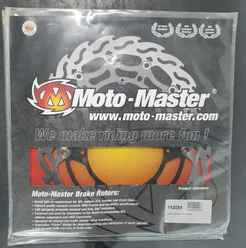 [112089 selling Out] Moto-Master : Flame MX disc | Floating | Front | Ø270mm | Black | Husqvarna Selling Out