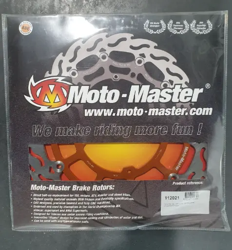 [112021 selling out] Moto-Master : Flame Supermoto Racing disc | Ø320mm | Honda: XR, CR | Orange inner ring