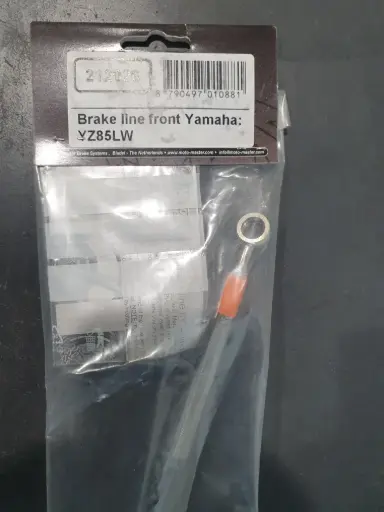 [212026 selling out] Moto-Master : Brake line | Front | OEM | Yamaha: YZ85LW  Old packaging Orange Label