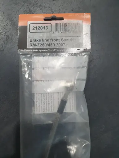 [212013 selling out] Moto-Master : Brake line | Front | OEM | Suzuki: RMZ250/450 2007-> Old packaging 