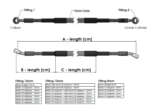 [Custum Line] Moto-Master : Custom-made brake line 