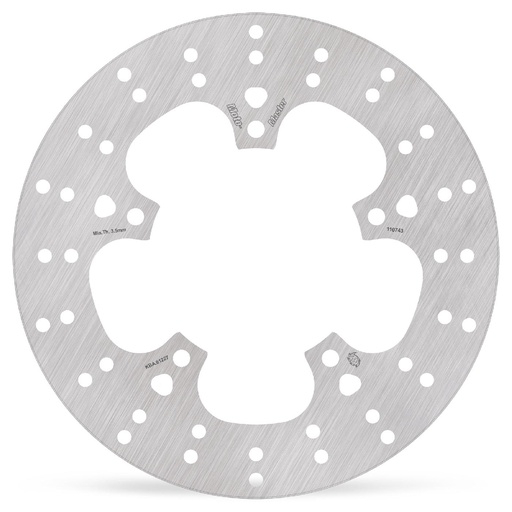 [110743] Moto-Master: Halo Road disc | Fixed | Rear | Yamaha: YZF-R 125