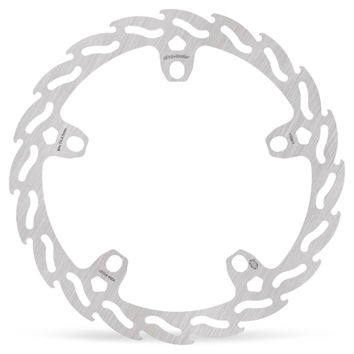 [110911] Moto-Master: Flame Road disc | Fixed | Front | Right | Indian: Indian FTR1200