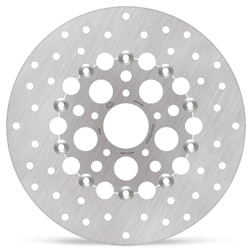 [111082] Harley Kingman floating disc Ø300 steel carrier (8,7mm holes, no counterbore)