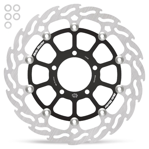[112258] Moto-Master: Flame Road disc | Floating | Front | Left | Kawasaki: ZX10 2016->