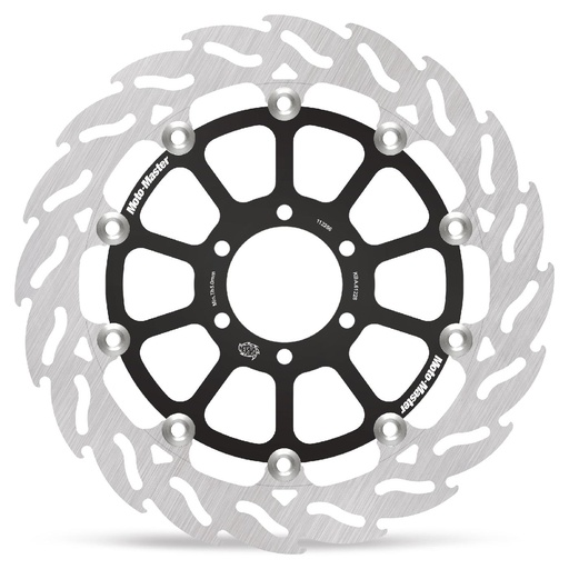 [112266] Moto-Master: Racing Flame Road disc | Floating | Front | Right | Ducati: Monster 620/695, Monster 800 S2R, Multistrada 620