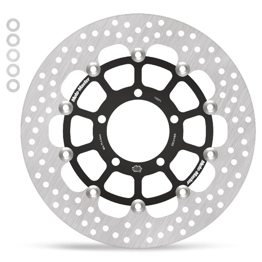 [112271] Moto-Master: Halo Road disc | Floating | Front | Left | Triumph: Bonneville