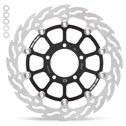 [112291] Moto-Master : Racing Flame Road disc | Floating | Front | Left | Kawasaki: ZX10 2016->
