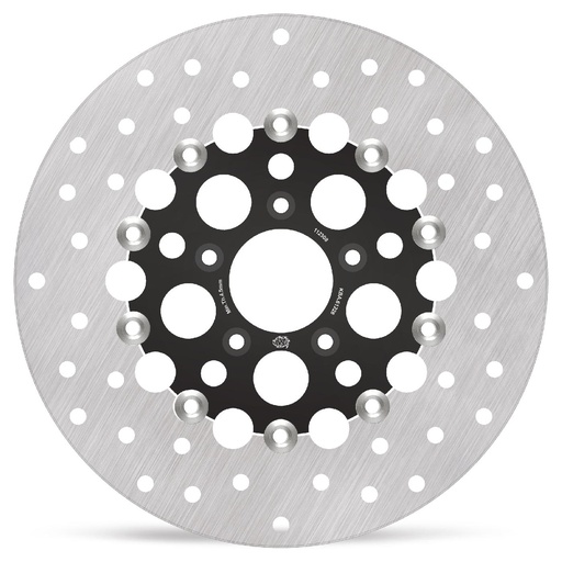 [112308] Harley Kingman floating disc alu carrier black Ø292 (8.7mm holes)