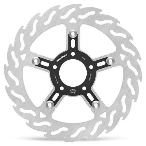 [112316] Harley Flame floating disc alu carrier Ø300 left (8.7mm holes, no counterbore)