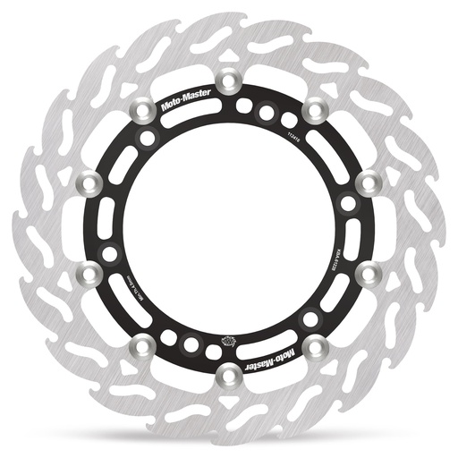 [112416] Moto-Master: Flame Road disc | Floating | Front | Left | Honda: CBF500/600, CBR1000F, VFR750, VT750, Cagiva