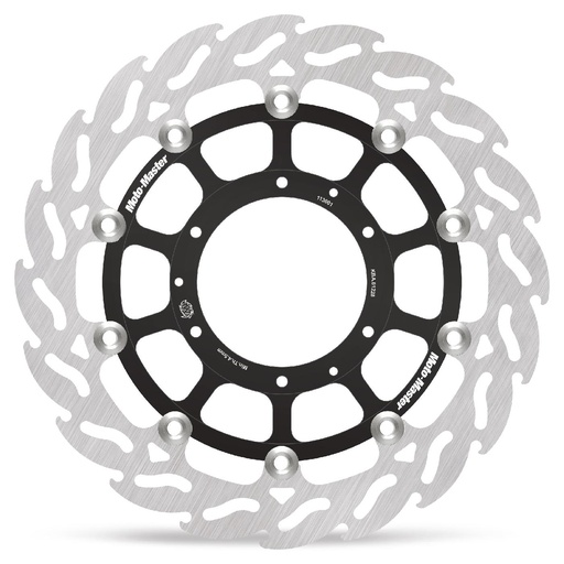 [113001] Moto-Master: Flame Road disc | Floating | Front | Left | Honda: CBR600F/Sport, CB900 Hornet