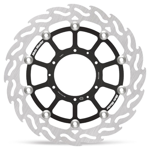 [113071] Moto-Master: Racing Flame Road disc | Floating | Front | Right | Honda: CBR1000 2008