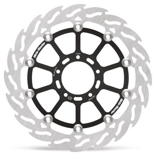 [113153] Moto-Master: Racing Flame Road disc | Floating | Front | Left | Ducati: Diavel, Multistrada