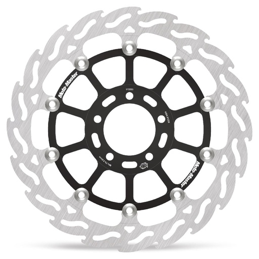 [113203] Moto-Master : Racing Flame Road disc | Floating | Front | Left | Kawasaki: ZX-10RR