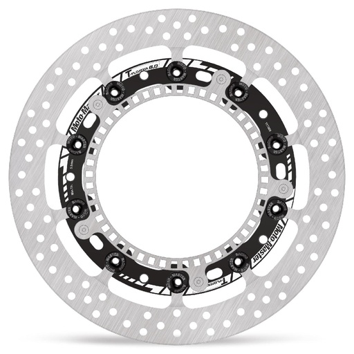 [117068] Moto-Master: Halo T-floater disc | Floating | Front | Ø320x6.0x34.0mm | BMW: S1000RR