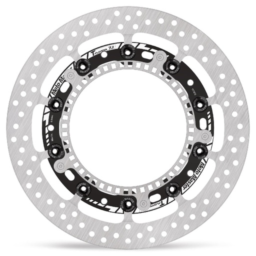 [117072] Moto-Master: Halo T-floater disc | Floating | Front | Ø320x7.1x30.0mm | BMW: S1000RR